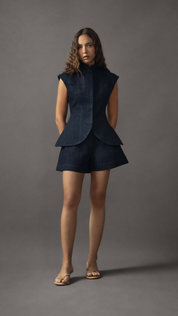 Precision Denim Vest