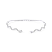 Chunky Double Diamond Wave Choker