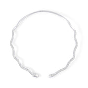 Chunky Double Diamond Wave Choker