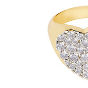 The Diamond Heart Ring