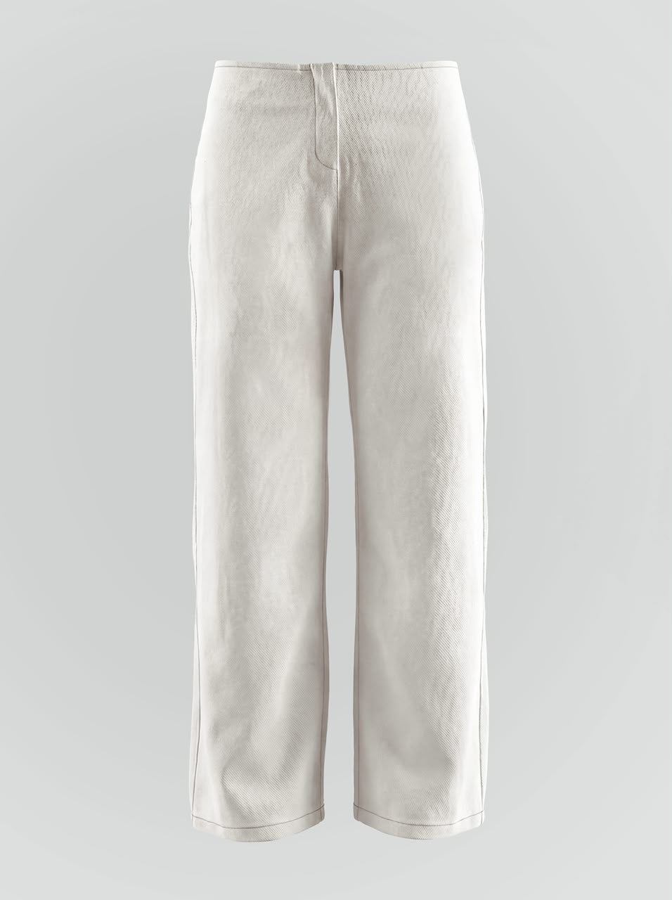 Lume White Denim Pants