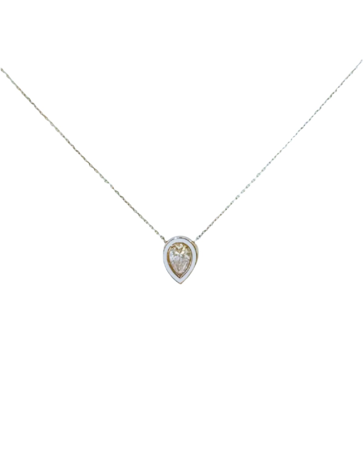 Flat Pearl Necklace
