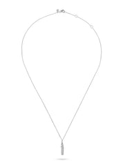 Ahrof Diamond Pavé Bubble Letter Necklace