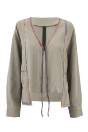 Contrast Trim Blouse