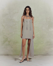 Laser-Cut Panel Dress