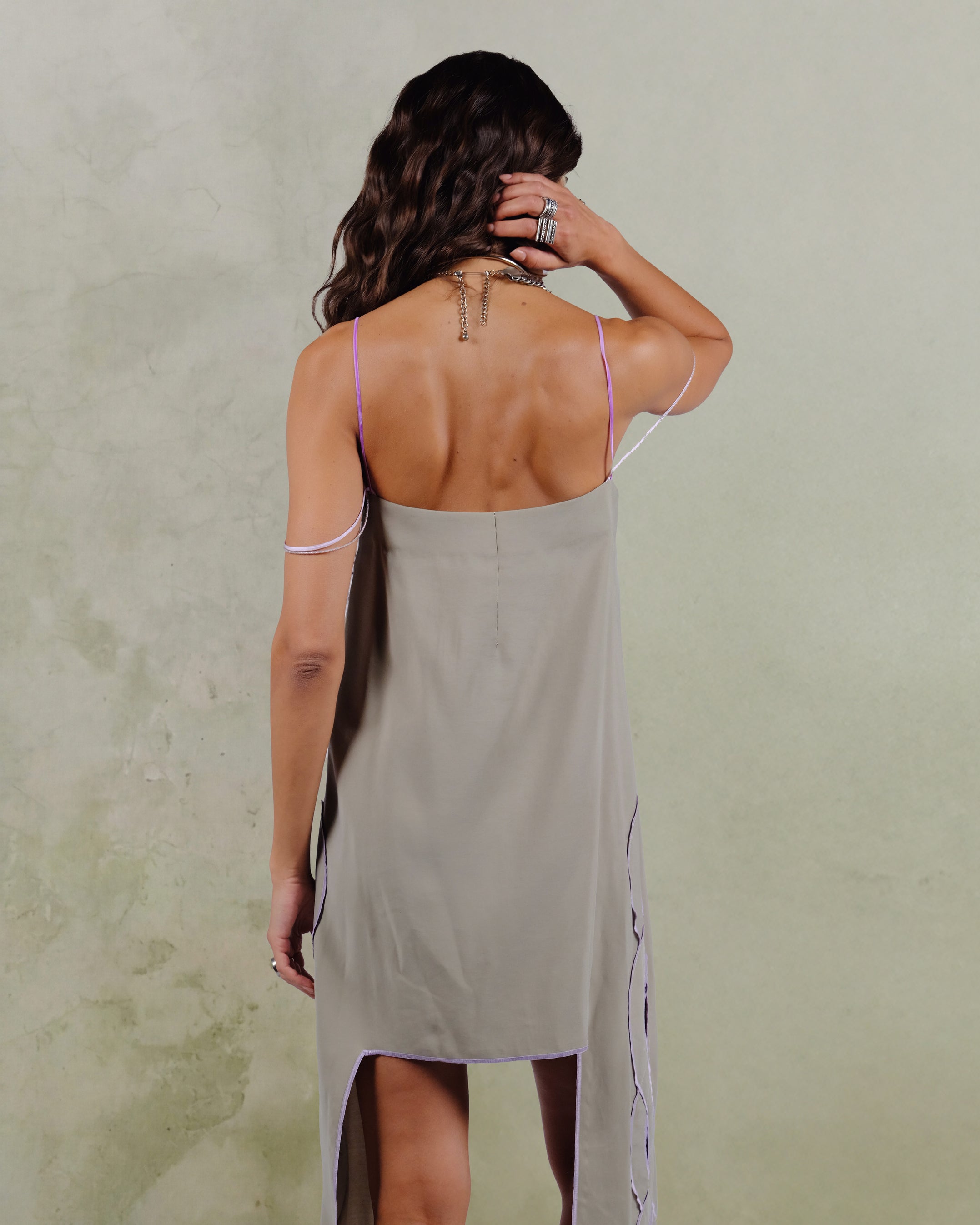 Laser-Cut Panel Dress β FAME Collective