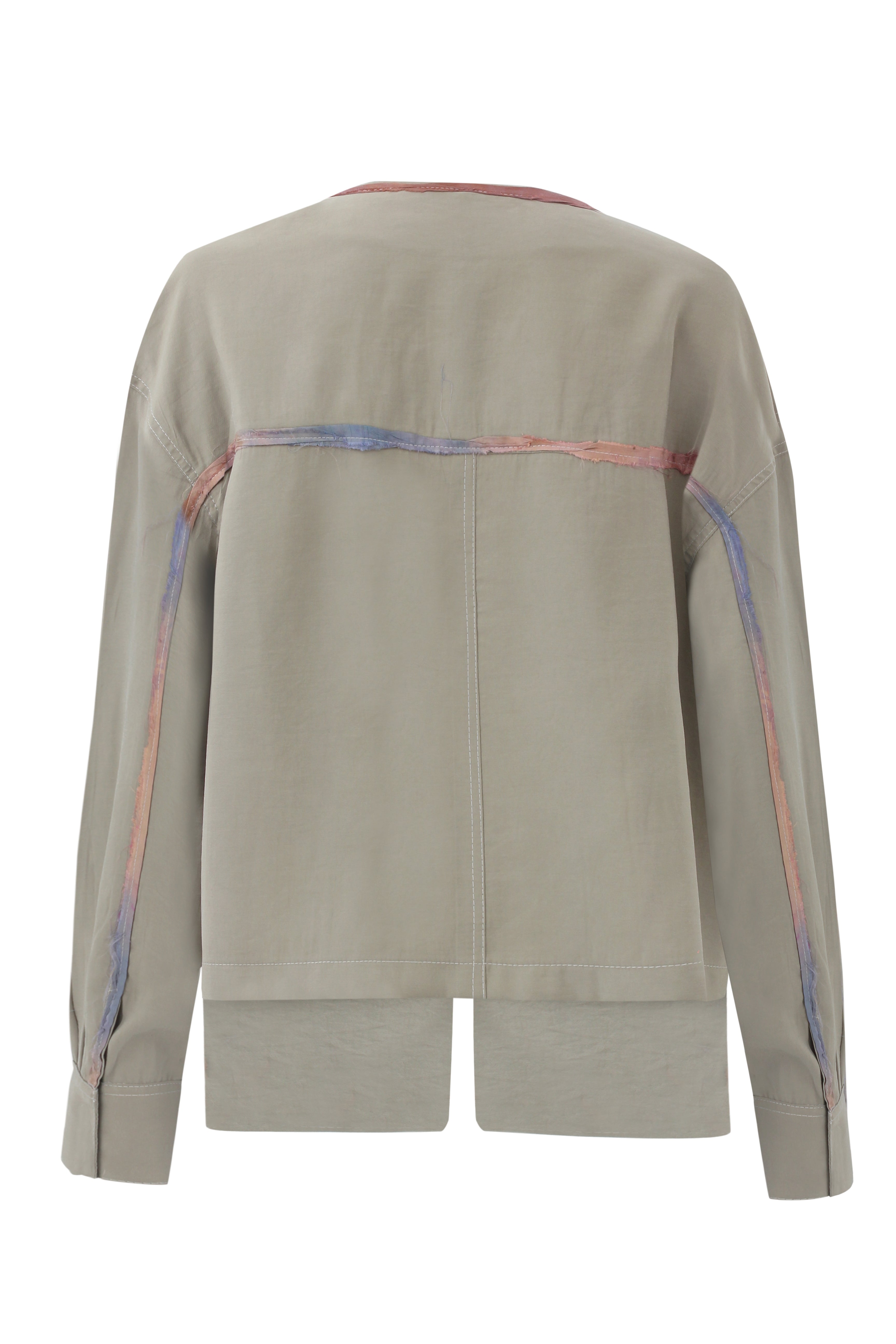 Contrast Trim Blouse