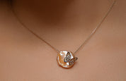 Butterfly on Pearl Necklace: