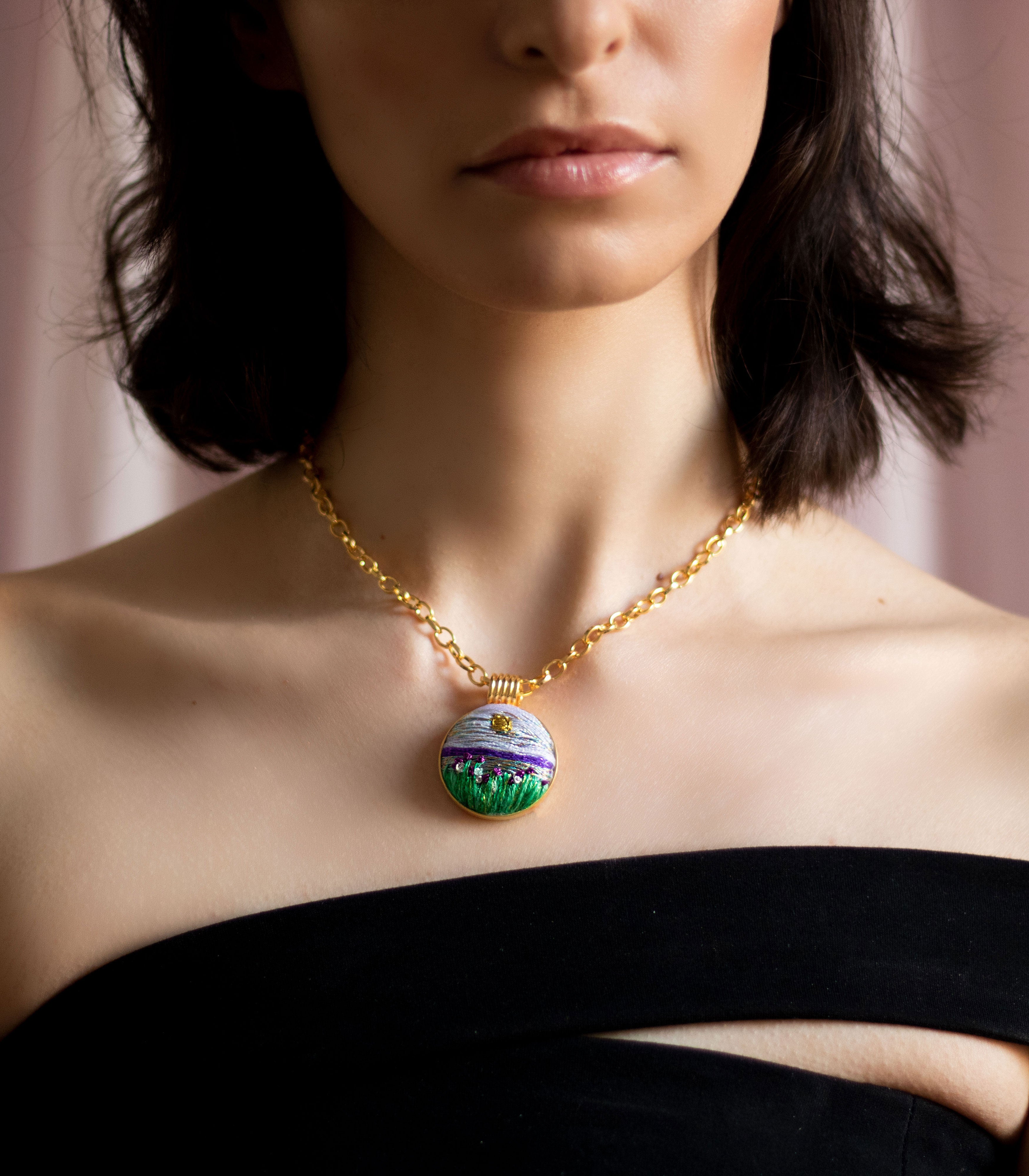 Glam Landscape Pendant