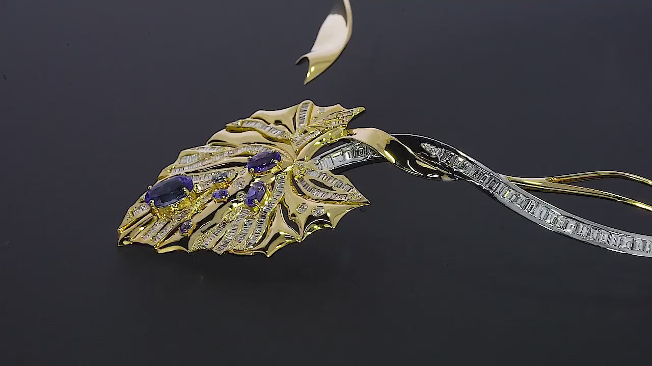 Leaf Torque Necklace