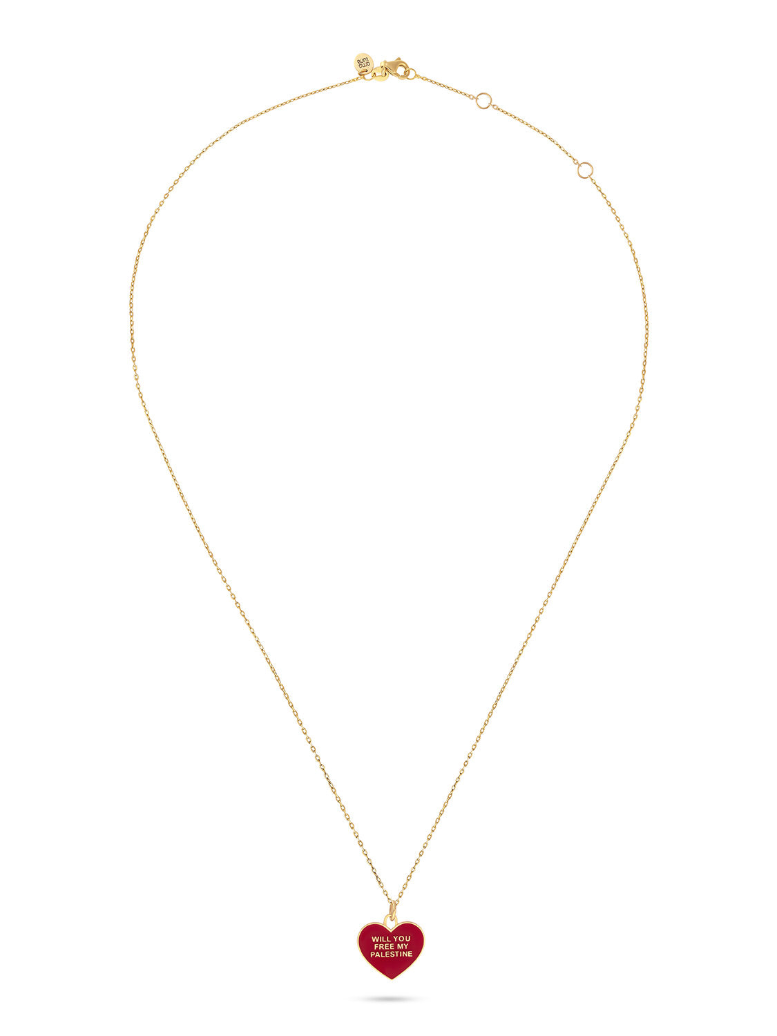 Will You Free My Palestine Mini Necklac