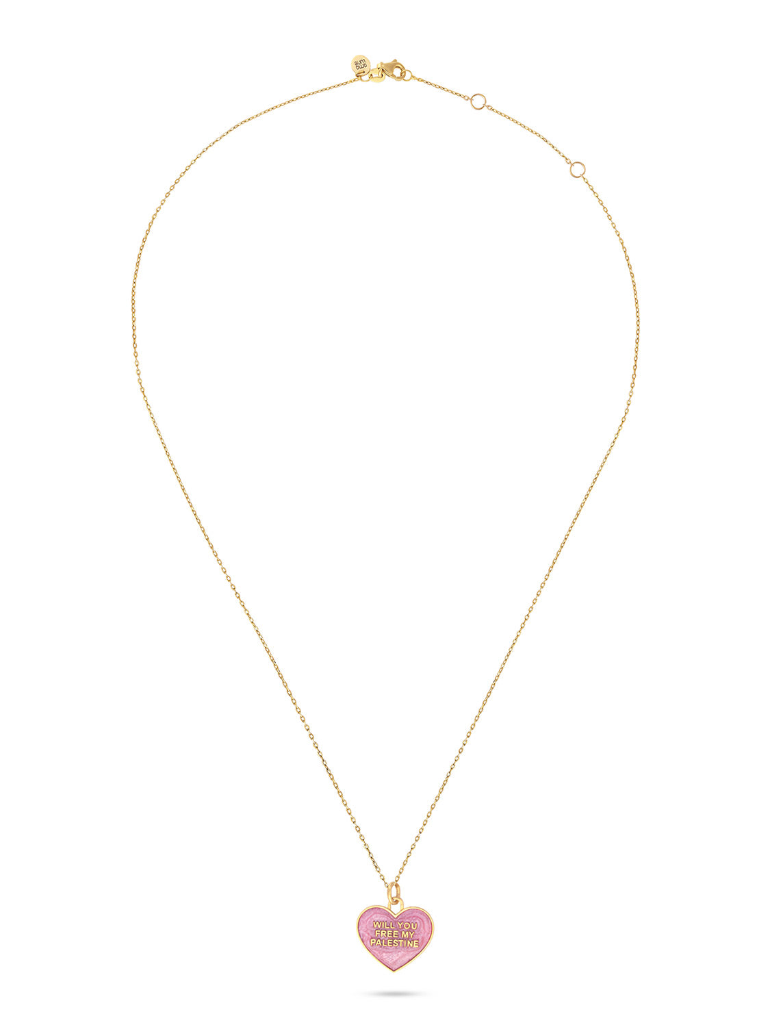 Will You Free My Palestine Mini Necklac