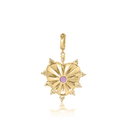 Mila Heart with Pink Sapphire and Diamonds