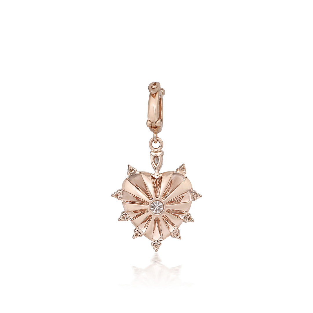 Small Mila Heart with diamond