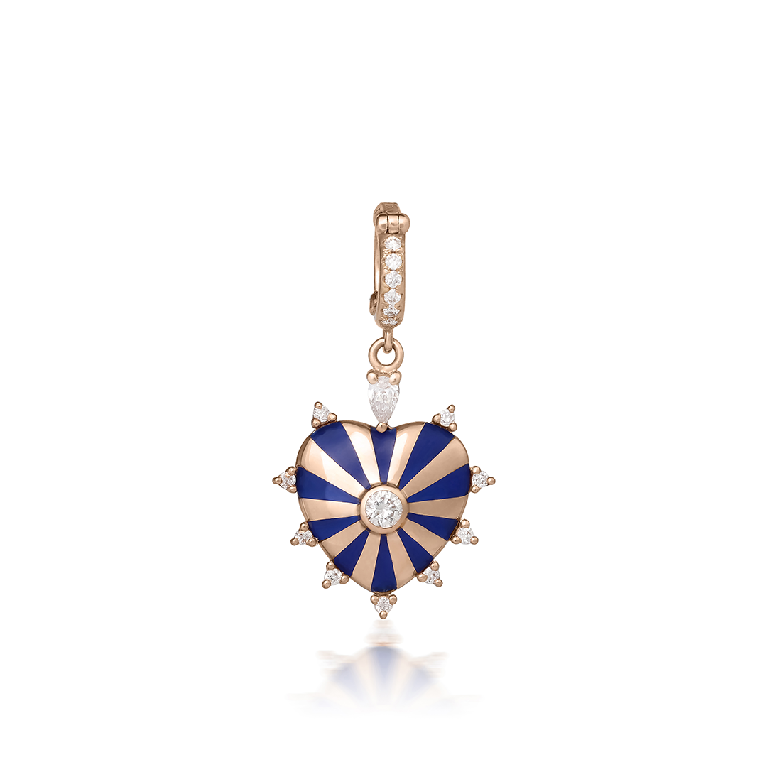 Small Mila Heart with diamond