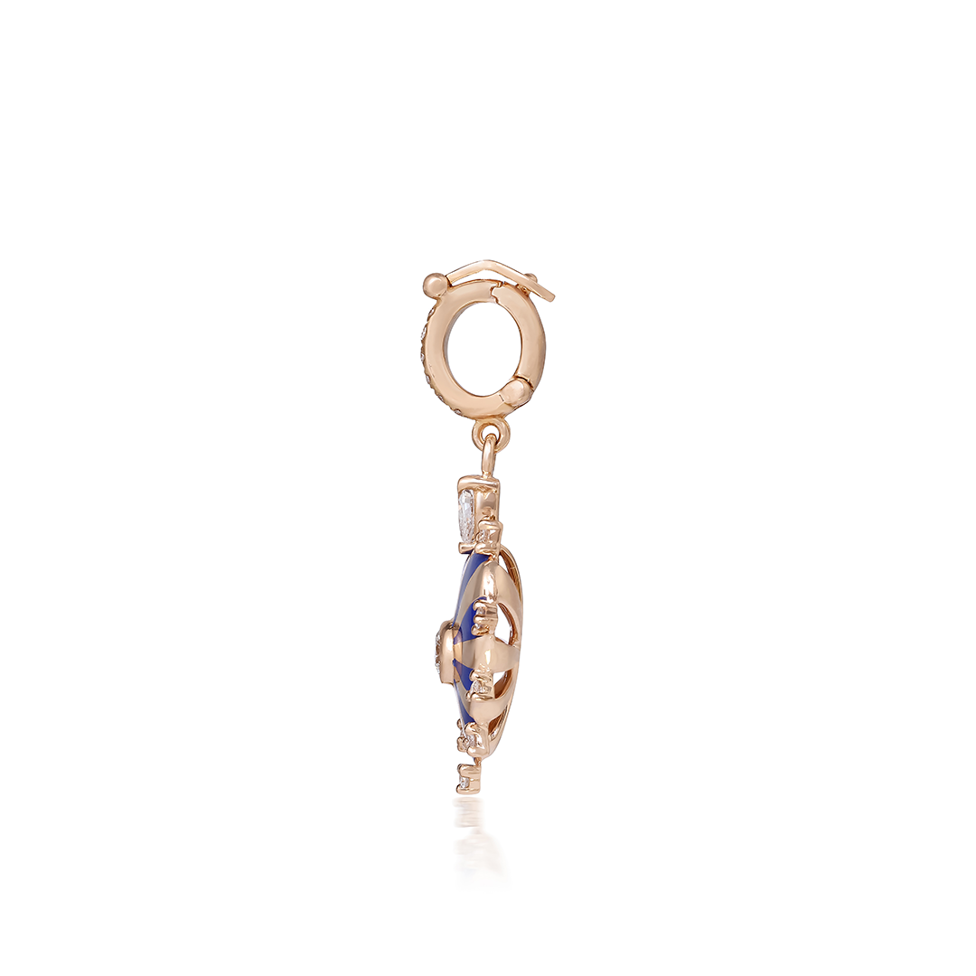 Small Mila Heart with diamond