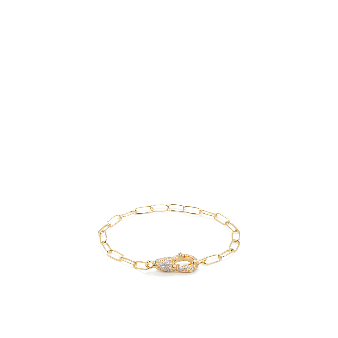 Small Diamond Hook Bracelet