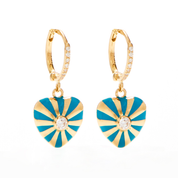 Mini Mila Heart Earrings