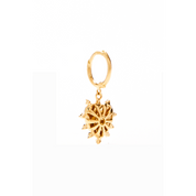 Mini Mila Heart Earrings with Diamonds