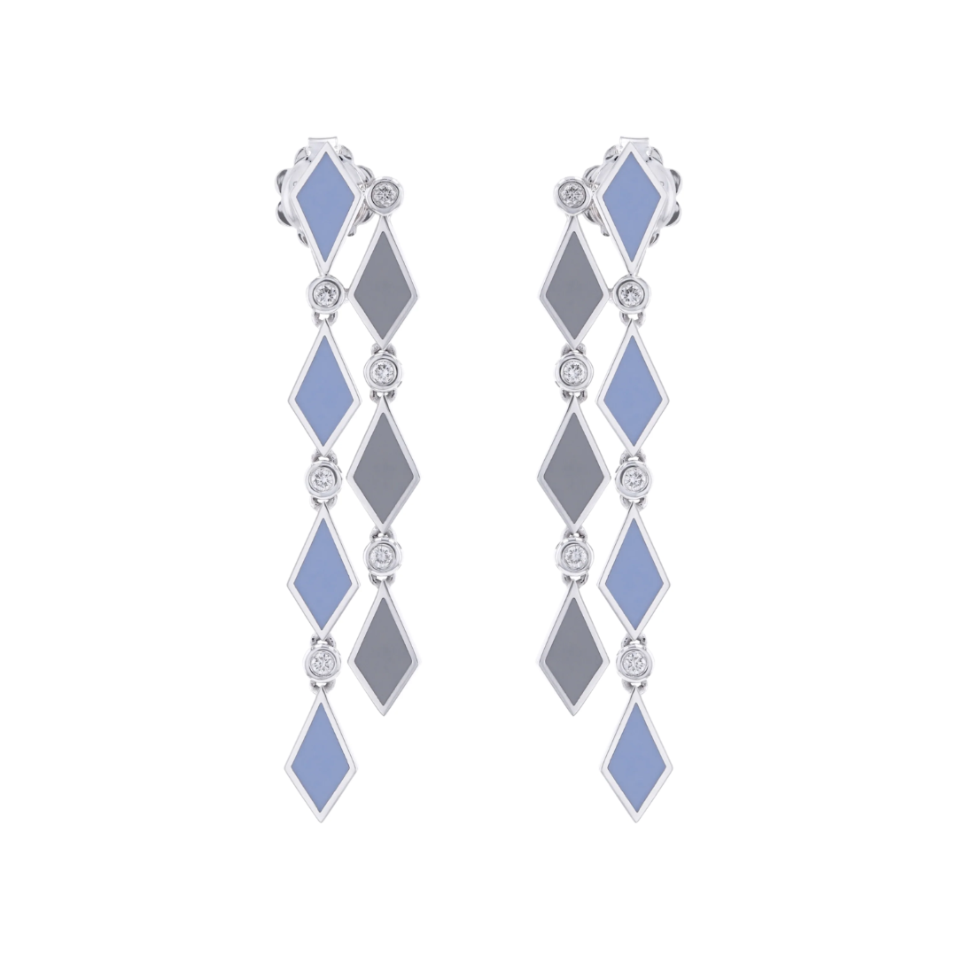 Mosaic Long Earrings