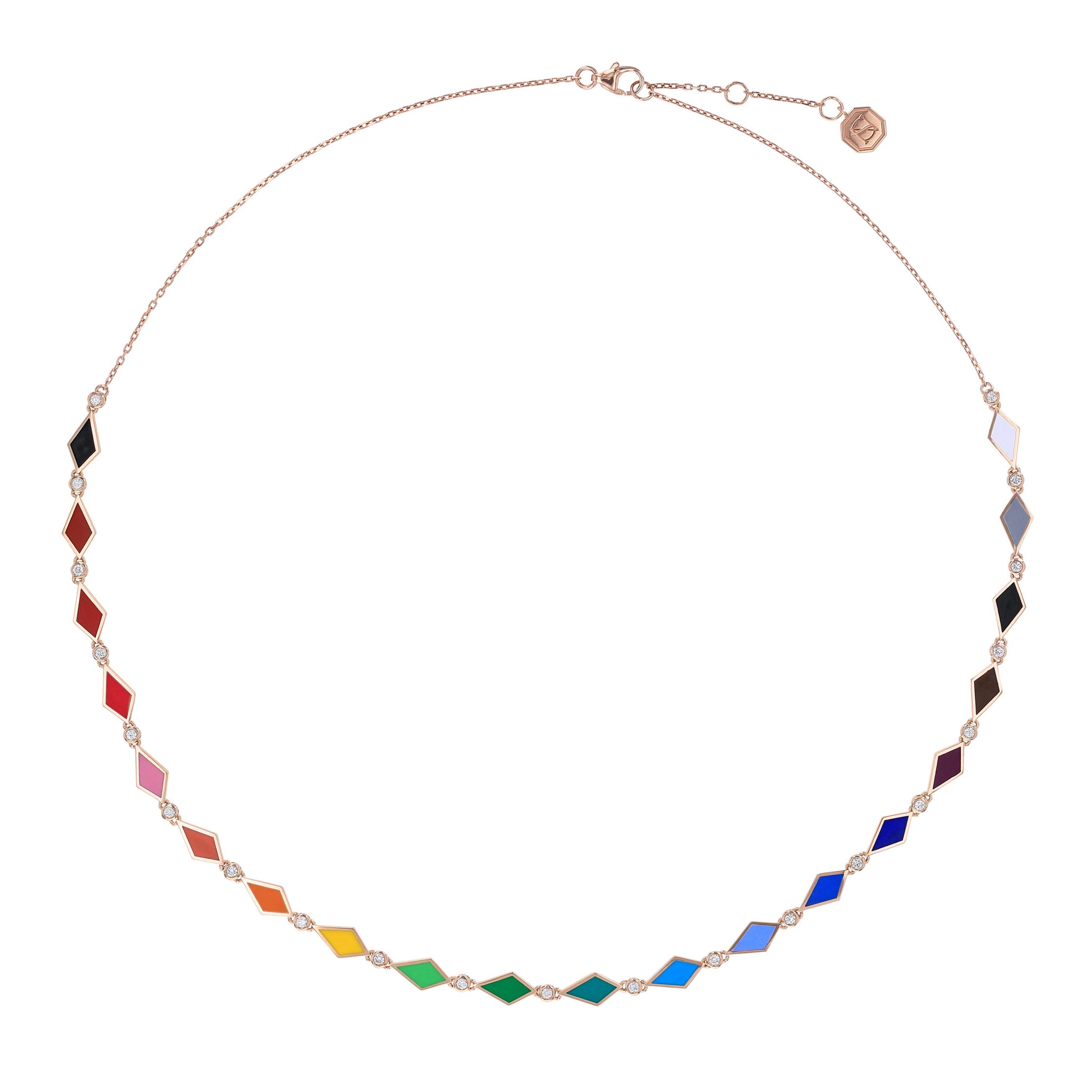 Multicoloured Mosaic Necklace